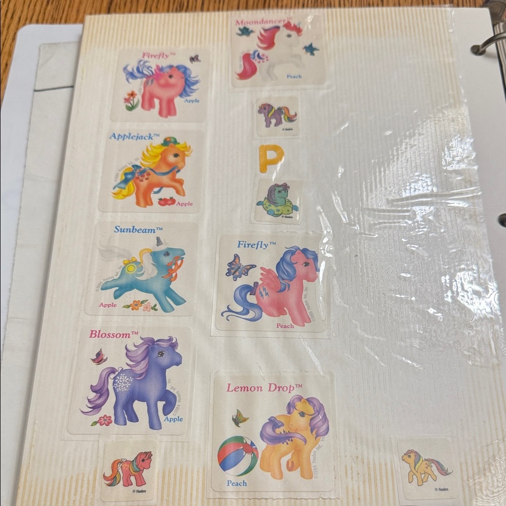 Vintage My Little Pony Stickers